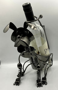 DOG WINE BOTTLE HOLDER