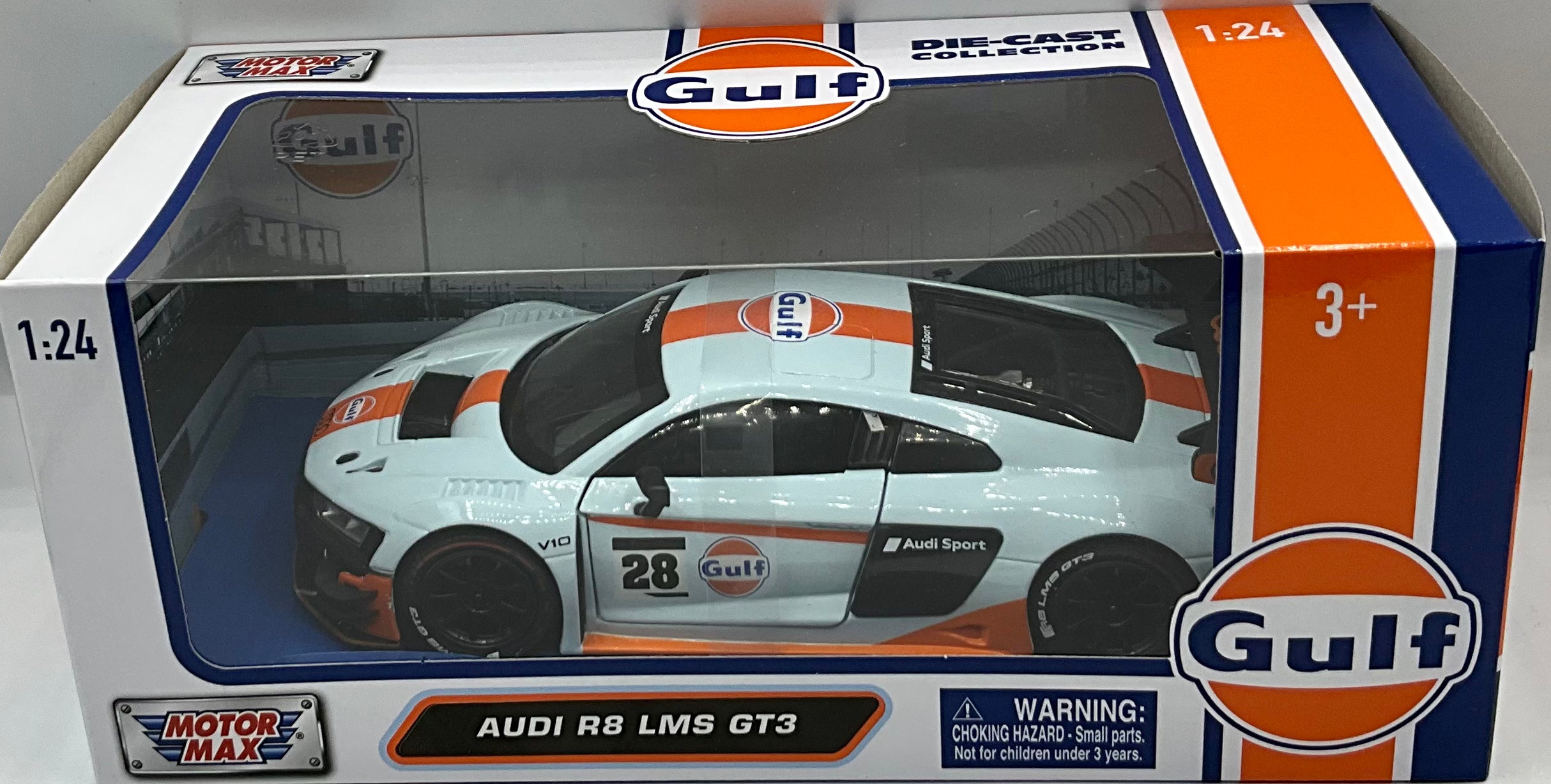 1:24 GULF AUDI R8 LMS GT3