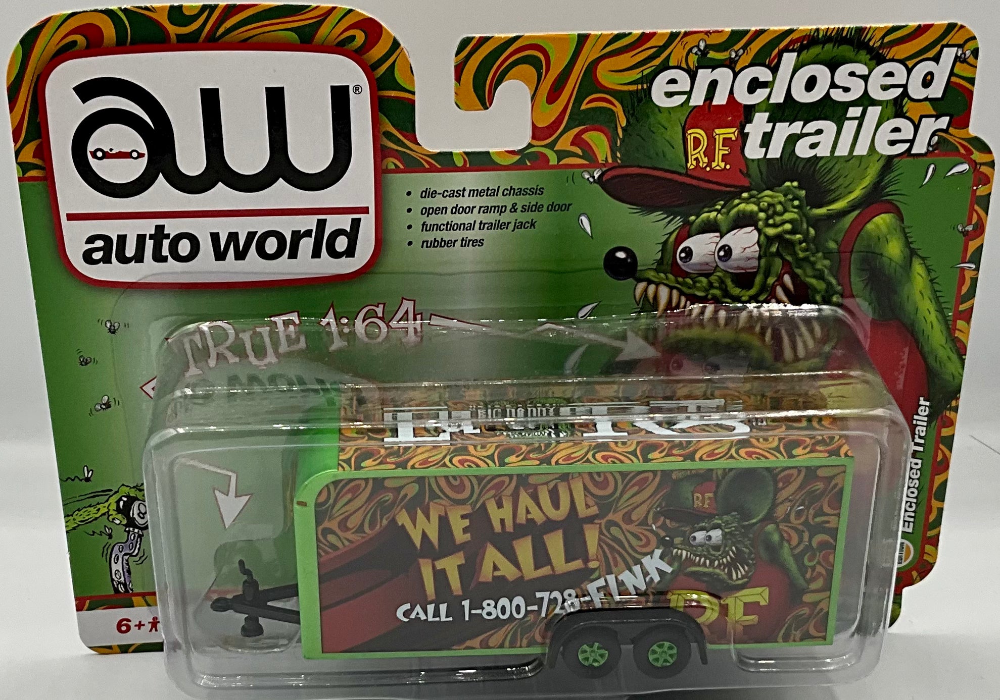 1:64 ENCLOSED TRAILER RATFINK