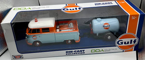 1:24 GULF VW PICKUP N OIL TANK TRAILER