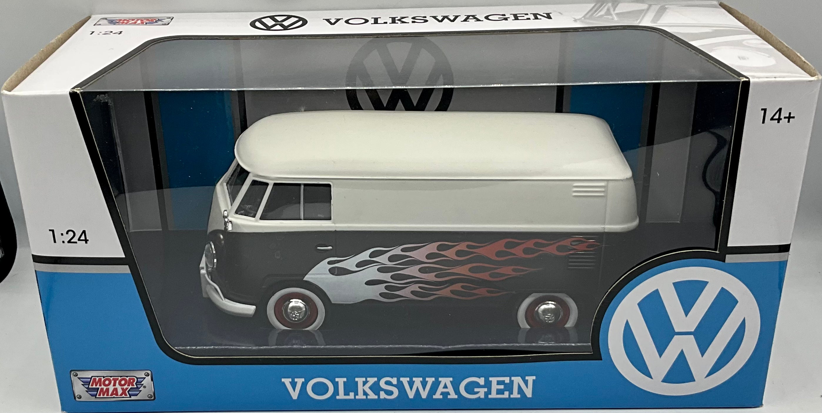 1:24 VOLKSWAGEN FLAMES BLACK