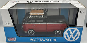 1:24 VOLKSWAGEN UTE BLACK N RED