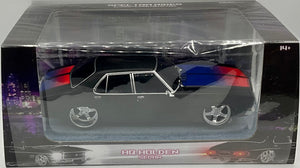 1:24 HQ MONARO MATTE BLACK/RED/BLUE LIGHT UP TAIL LIGHT HEADLIGHTS (PLASTIC MODEL)