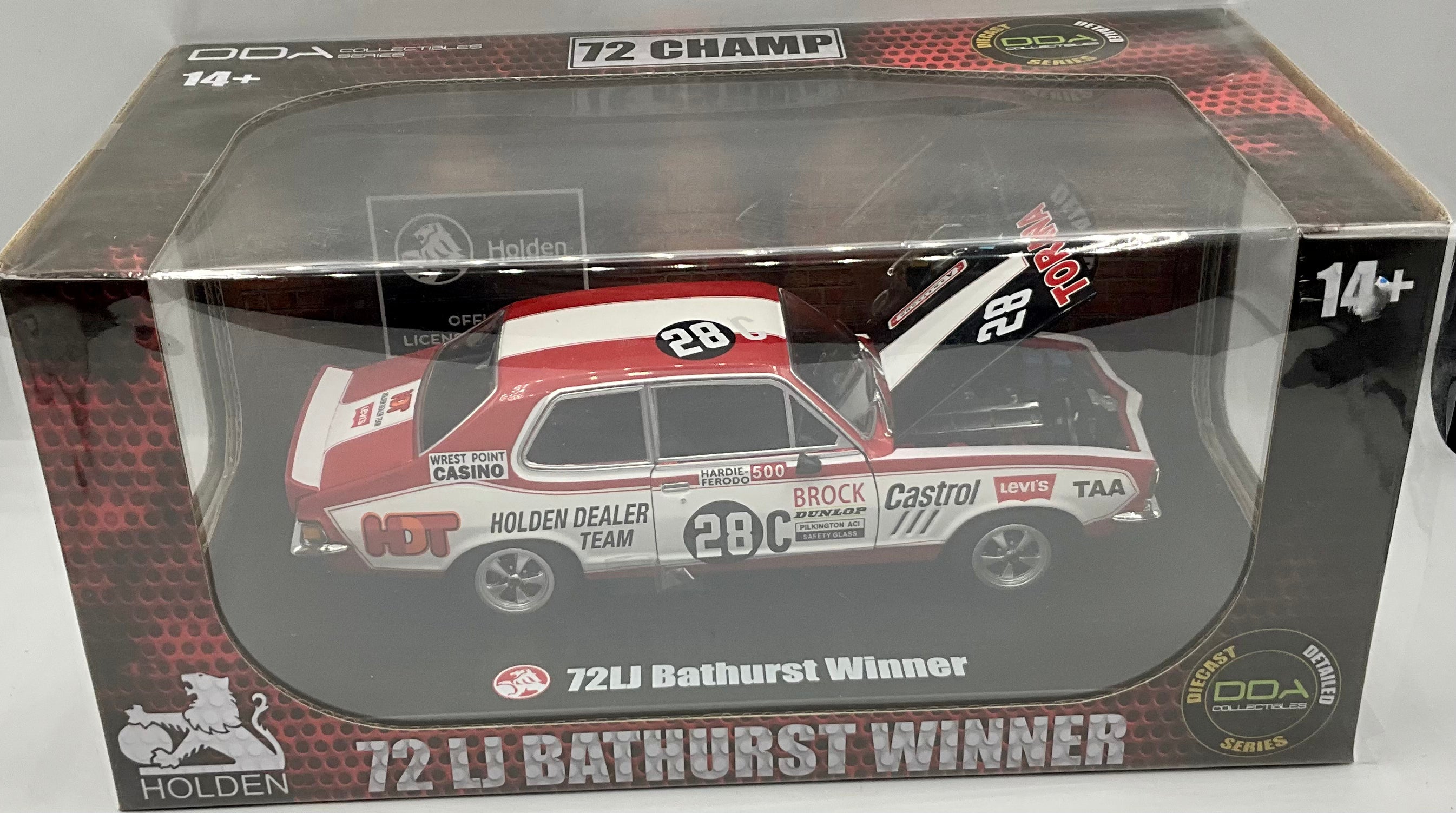 1:24 #28C LJ TORANA BROCK BATHURST WINNER