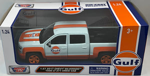 1:24 GULF 2017 CHEVY SILVERADO 1500 LT Z71