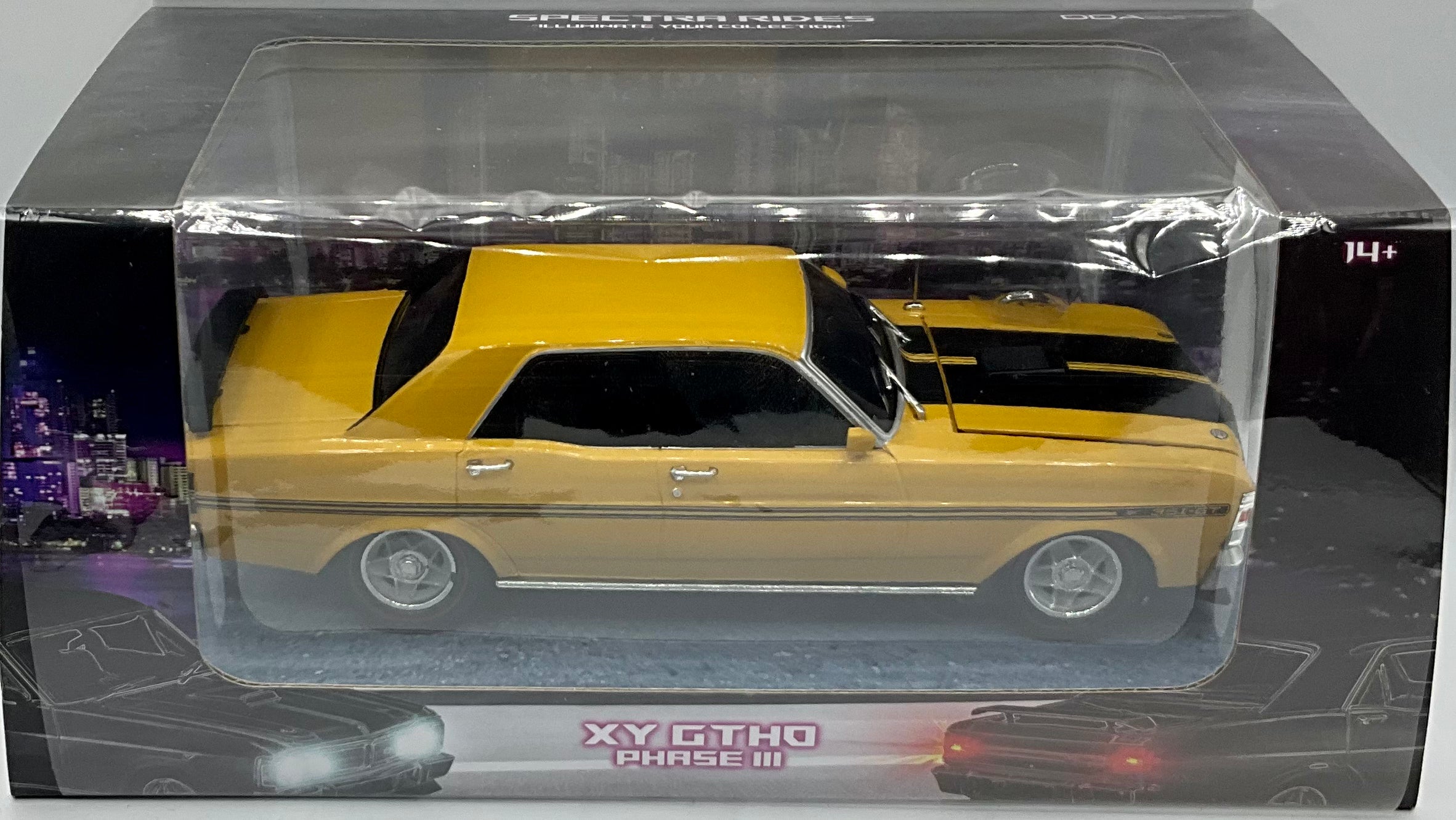 1:24 XY GTHO PHASE 3 TAIL LIGHTS & HEADLIGHTS LIGHT UP (PLASTIC MODEL)