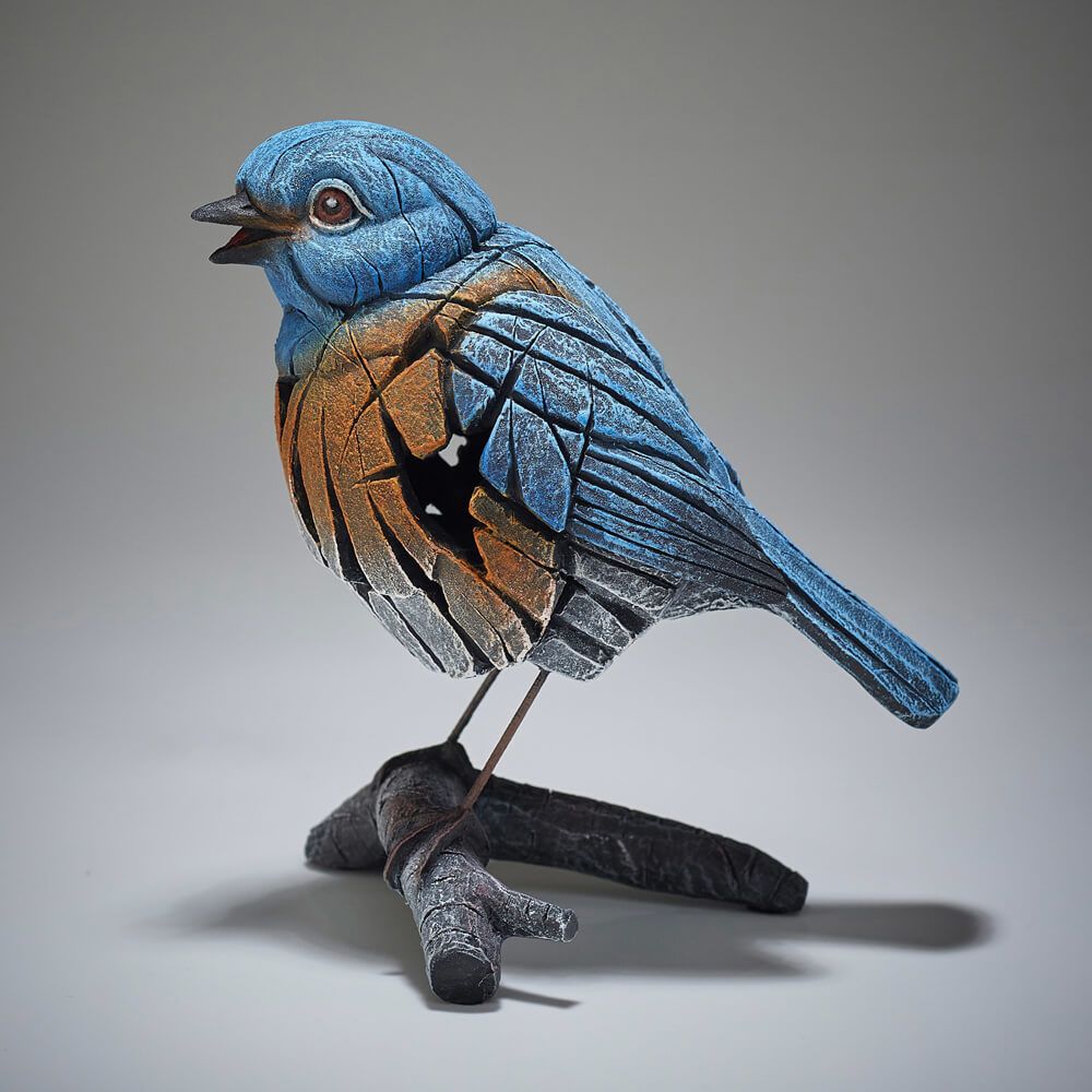 Edge Sculpture - Western Bluebird