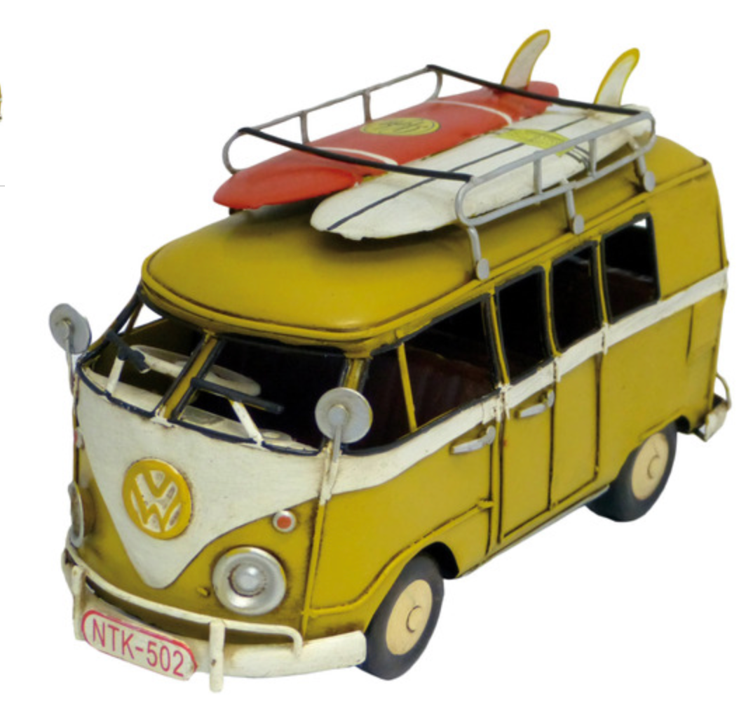 Volkswagon VW Kombi Yellow- 20cm