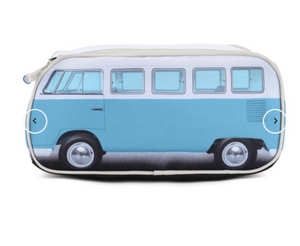 VW Volkswagon Toiletry Bag- Blue