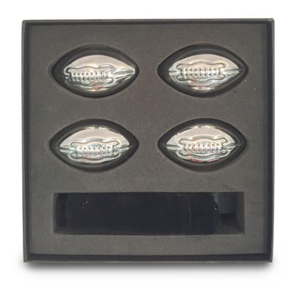Footy Bally Ice Cubes- 4 Pieces Stainless Steel