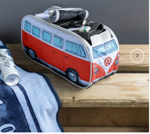 VW Volkswagon Toiletry Bag- Blue