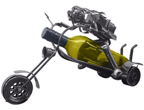 Cool Bike Rider Wine Bottle Holder