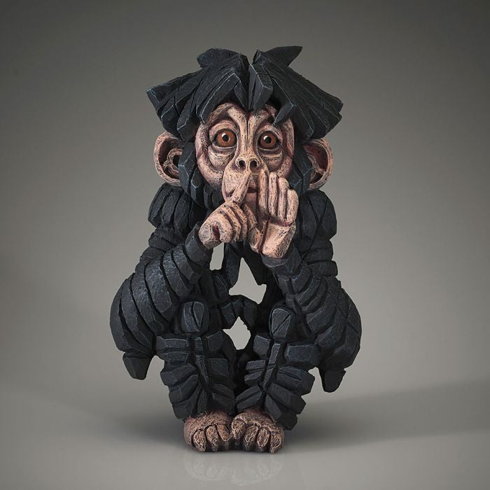 Edge Sculpture - Baby Chimp SPEAK NO EVIL